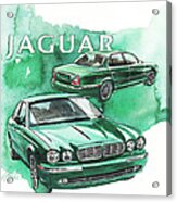 Jaguar Xj Acrylic Print