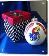 Jayhawk Christmas Acrylic Print