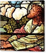 Jesus In Gethsemane Acrylic Print
