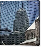 John Hancock - A Century Of Self-reflection - Boston Architecture Acrylic Print
