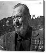 John Steinbeck Pebble Beach, Monterey, California 1960 Acrylic Print
