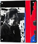 Johnny Cash  Smiling Collage 1971-2008 Acrylic Print