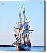 Kalmar Nyckel Tall Ship Acrylic Print