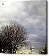 Kansas Prairie Windmill Acrylic Print