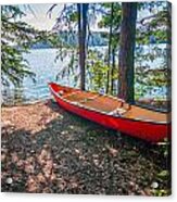 Kayak By The Water Acrylic Print