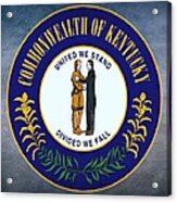 Kentucky State Seal Acrylic Print
