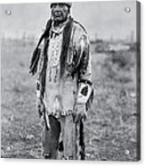 Klamath Indian Man Circa 1923 Acrylic Print