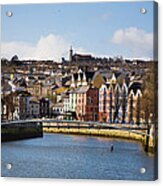 Kneeling Canoe, River Lee, Cork City Acrylic Print