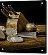 Knives And Onions Acrylic Print