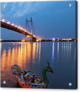 Kolkata Old Vs. New - Tradition Vs Acrylic Print