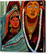 Krishna And Radha Acrylic Print