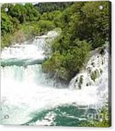 Krka Waterfalls Croatia Acrylic Print