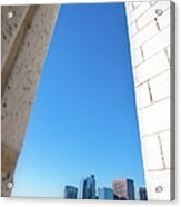 L.a. Skyline From Los Angeles City Hall Acrylic Print