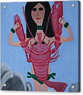 Lady Lobster Acrylic Print