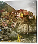 Landscape Of Cinque Terre, Italy Acrylic Print