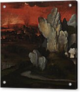 Landscape With The Destruction Of Sodom And Gomorrah Acrylic Print