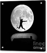 Large Leap For Mankind Acrylic Print