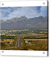 Las Cruces New Mexico Panorama Acrylic Print