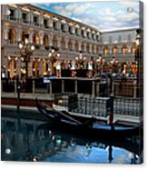 Las Vegas Venitian Hotel Interior Acrylic Print