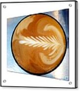 Latte Art Stainless Acrylic Print