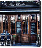 Le Petit Chatelet Paris France Acrylic Print