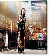 Led Zeppelin Lights 1975 Color Acrylic Print