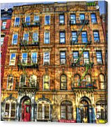 Led Zeppelin Physical Graffiti Building In Color Acrylic Print