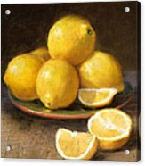Lemons Acrylic Print