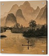 Li River China Acrylic Print