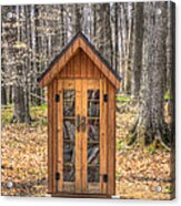 Library In The Woods Acrylic Print