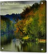 Life Along The Willamette Acrylic Print