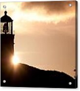 Lighthouse At Sunset Acrylic Print