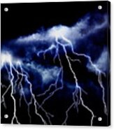 Lightning Storm Acrylic Print