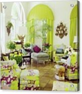 Lilly Pulitzer's Living Room Acrylic Print