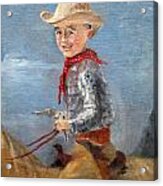 Little Cowboy - 1957 Acrylic Print