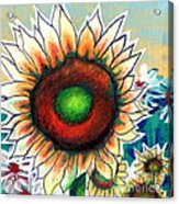 Little Sunflower Acrylic Print