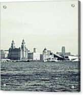 Liverpool Water Front Acrylic Print