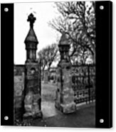 Living #edimburgo Cementerio En Acrylic Print