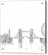 London Skyline England Acrylic Print