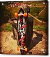 #longboard #sector9 #downhill #neustart Acrylic Print