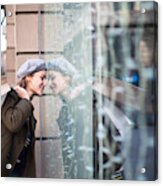 Looking In The Shop Window Acrylic Print