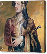 Lord Byron In Albanian Dress Acrylic Print