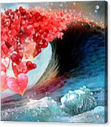 Love Wave Acrylic Print