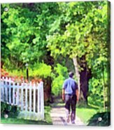 Lovely Day For A Walk Acrylic Print