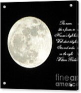 Lunar Verse Acrylic Print