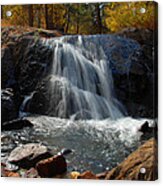 Lundy Creek Cascades Acrylic Print