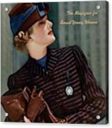 Mademoiselle Cover Featuring Bette Ribble Acrylic Print