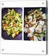 Major Food Porn #lunch #full #tofu Acrylic Print