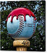 Maker's Mark Baseball Bourbon Acrylic Print