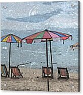Malazy Day At The Beach Acrylic Print